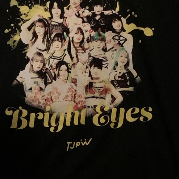 Tokyo Women’s Pro Wrestling Bright Eyes T-Shirt Med Limited Edition 100% cotton - Picture 3 of 4